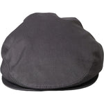 Dolce & Gabbana Gray Cotton Cloth Newsboy Hat Men Dolce & Gabbana Dark Slate Gray