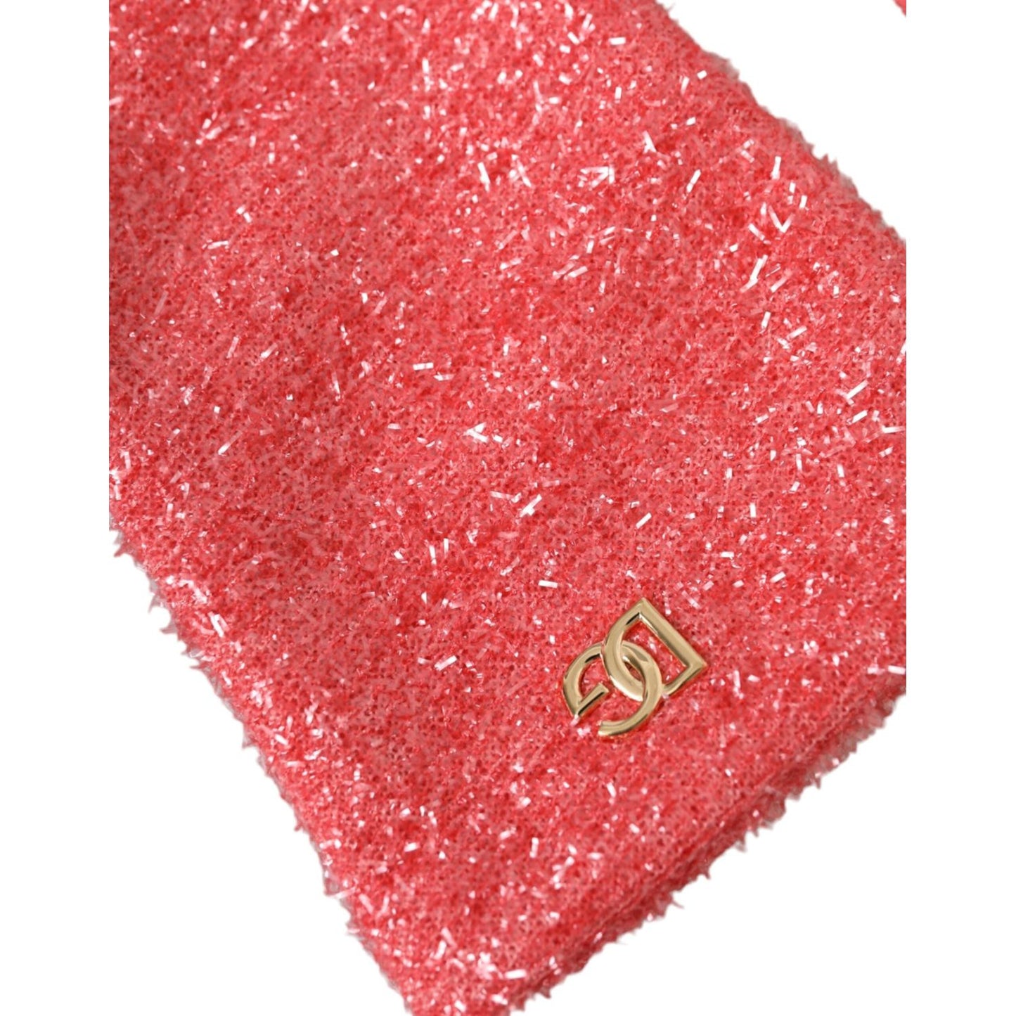 Dolce & Gabbana Pink Lurex Fantasia Mid Arm Length Gloves Dolce & Gabbana Tomato