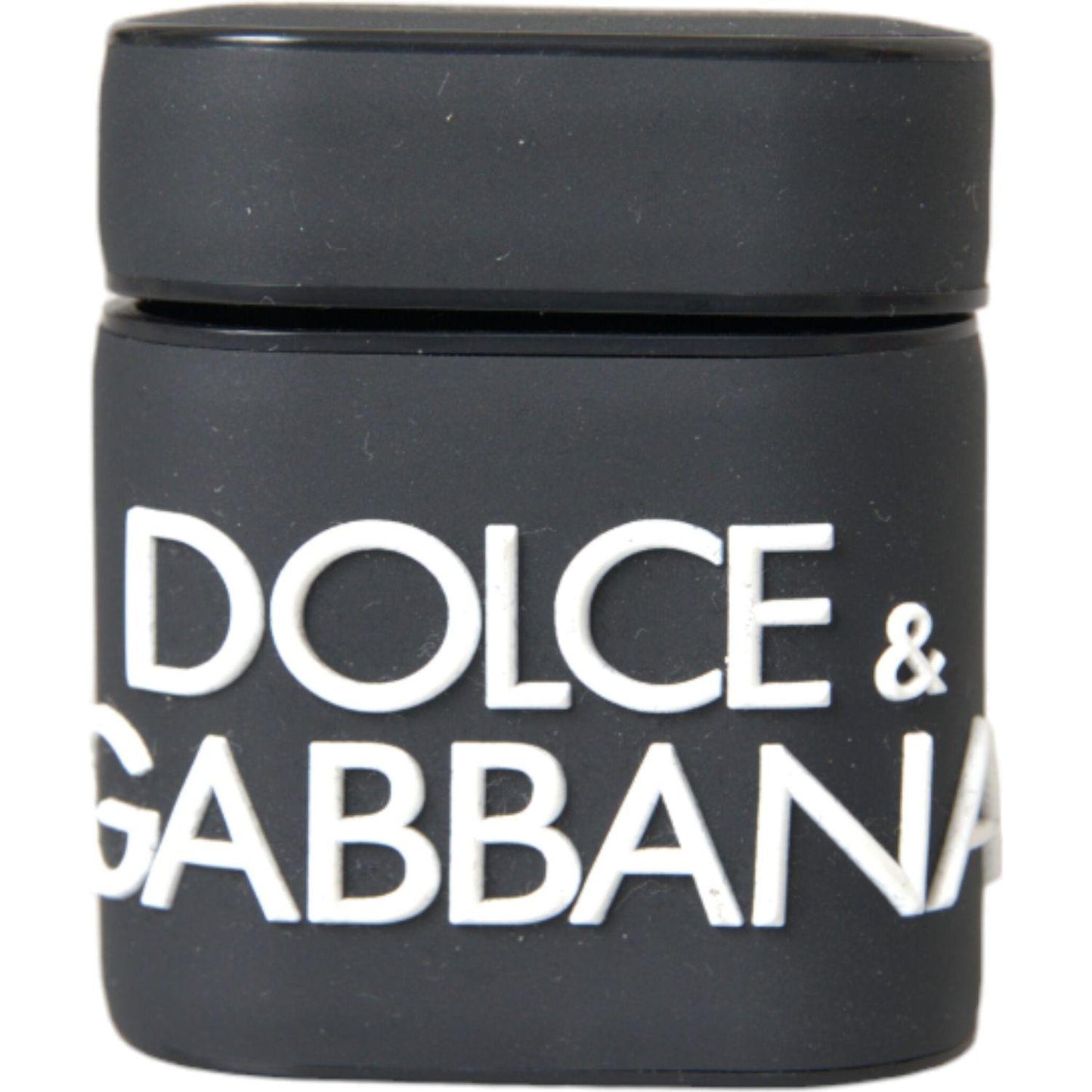 Dolce & Gabbana Black White Silicone Embossed Logo Airpods Case Dolce & Gabbana Dark Slate Gray