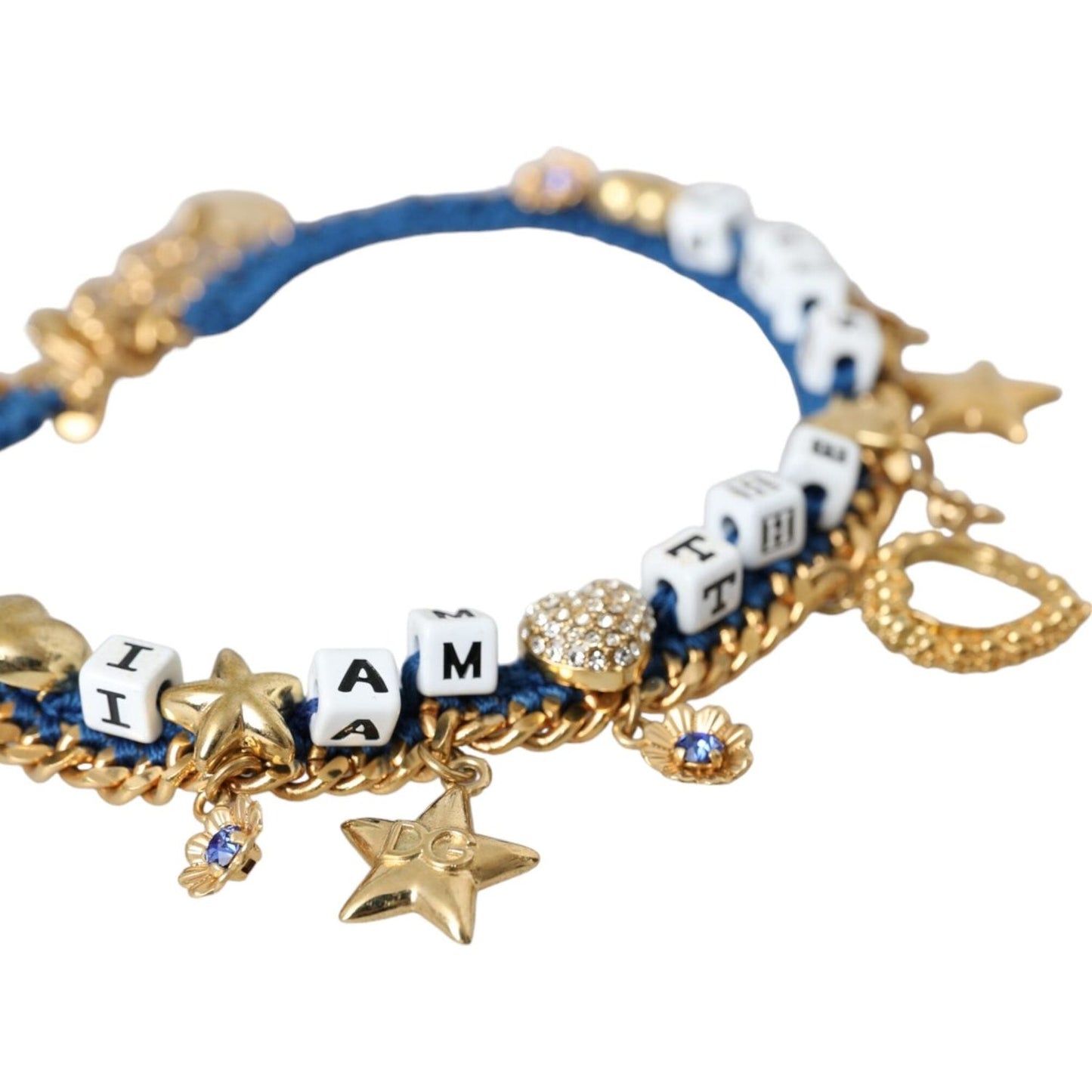 Dolce & Gabbana Gold Tone Brass Chain Iam The Star Bracelet Bracelet Dolce & Gabbana Tan