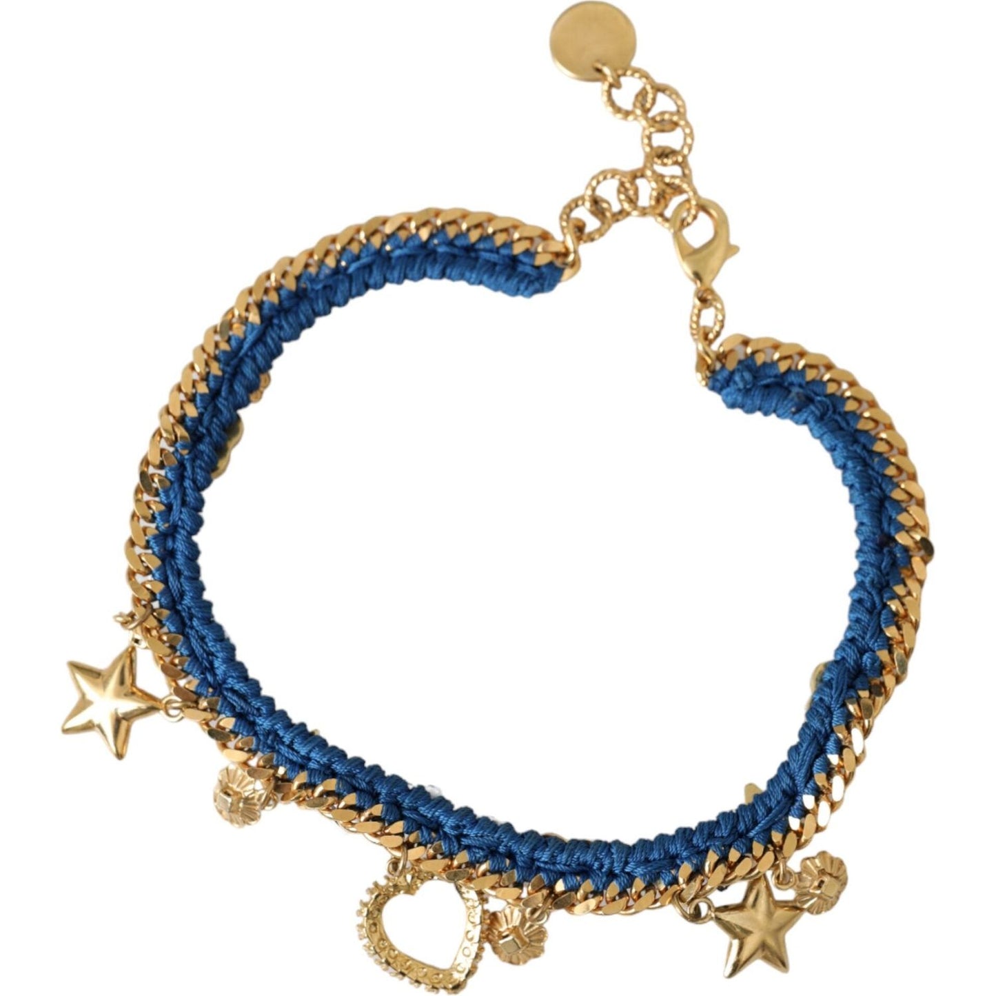 Dolce & Gabbana Gold Tone Brass Chain Iam The Star Bracelet Bracelet Dolce & Gabbana Dark Slate Gray