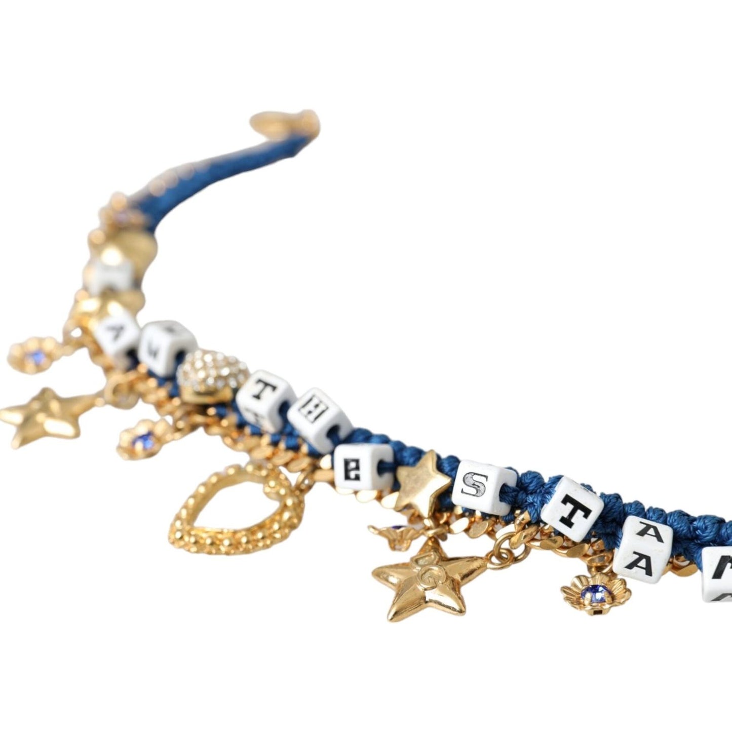 Dolce & Gabbana Gold Tone Brass Chain Iam The Star Bracelet Bracelet Dolce & Gabbana Light Gray