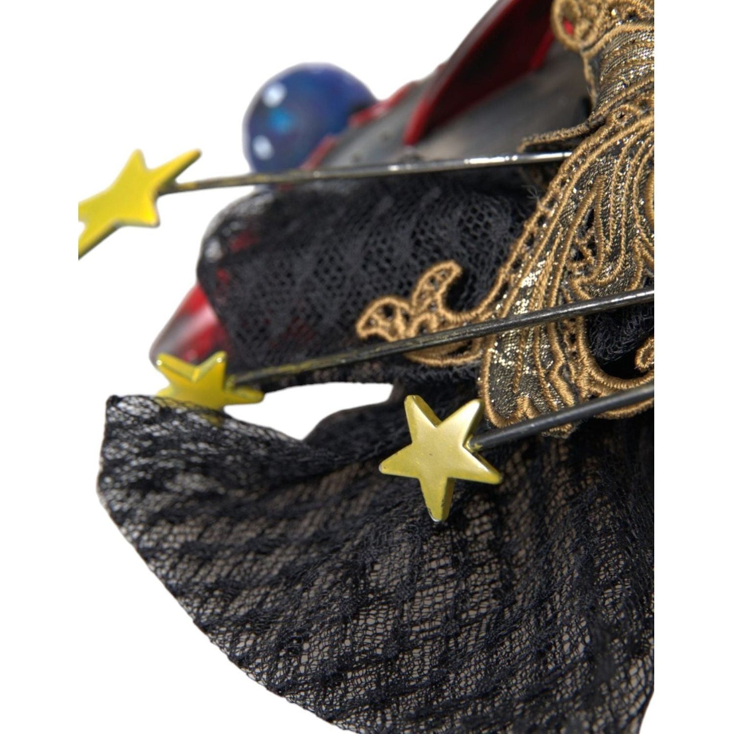 Dolce & Gabbana Multicolor Missile Rocket Crystal Stars Headband Diadem Dolce & Gabbana Dark Slate Gray