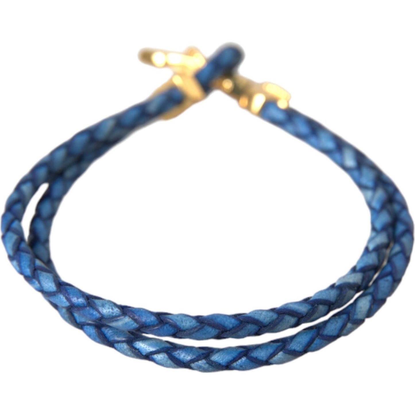 Nialaya Blue Gold Anchor 925 Silver Charm Bracelet Mens Bracelet Nialaya Dark Slate Blue