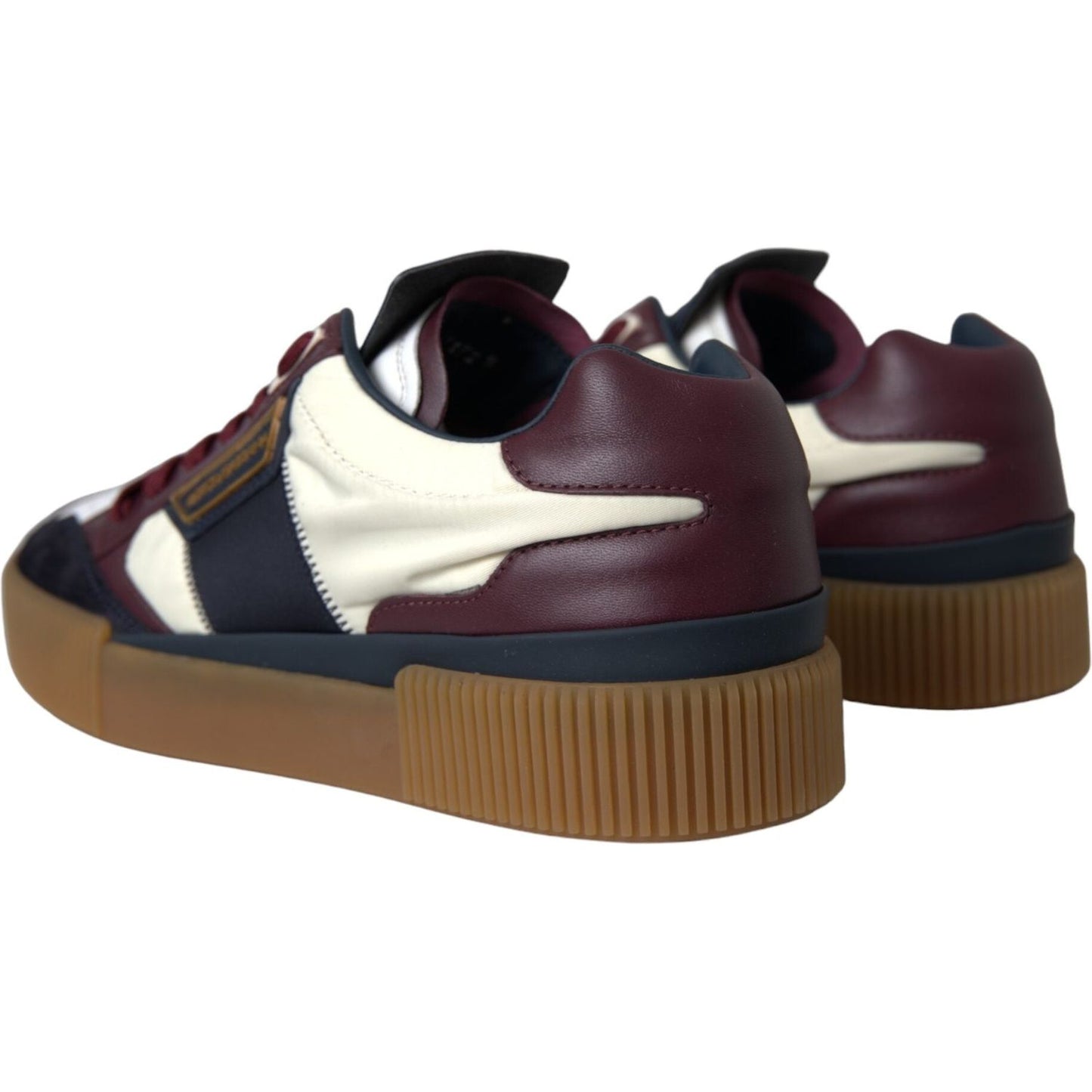 Dolce & Gabbana Multicolor Miami Leather Low Top Sneakers Shoes Dolce & Gabbana Dark Slate Gray