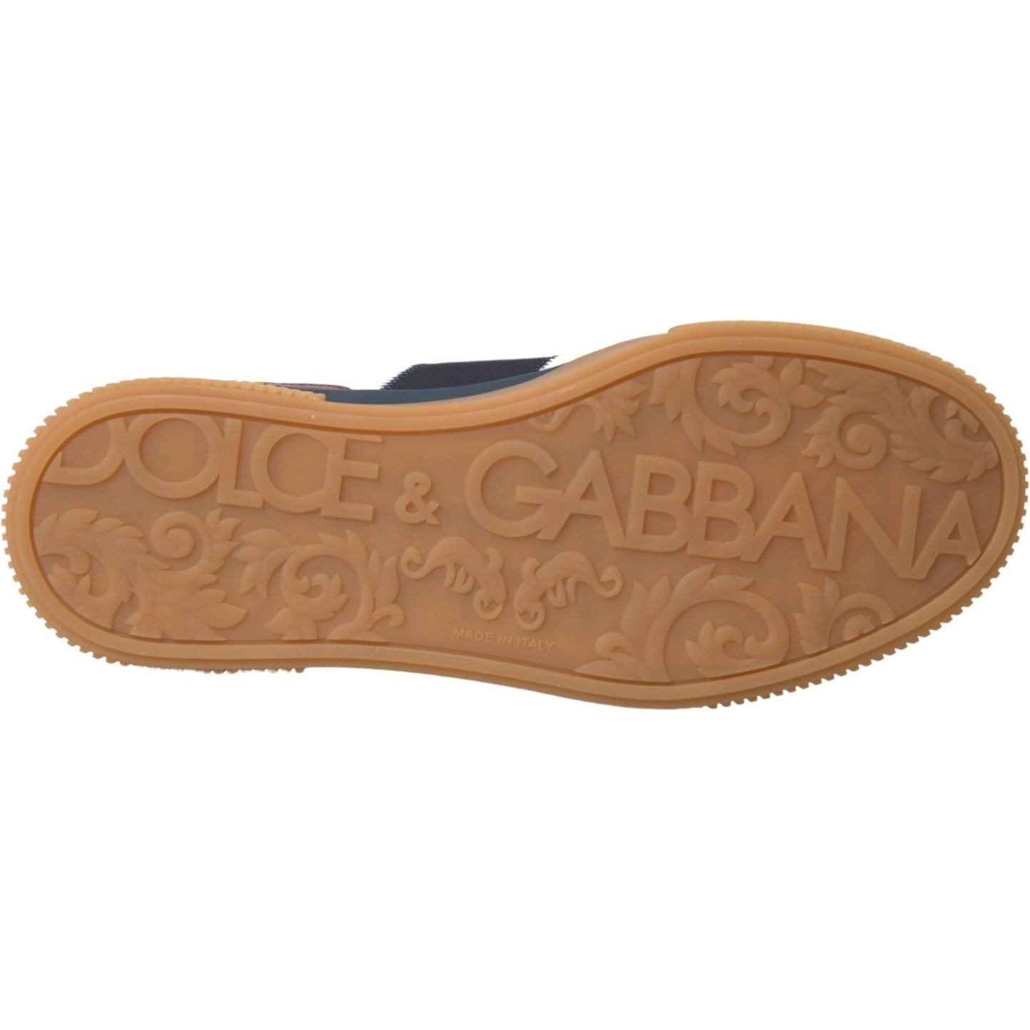 Dolce & Gabbana Multicolor Miami Leather Low Top Sneakers Shoes Dolce & Gabbana Sienna