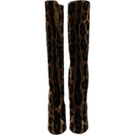 Dolce & Gabbana Dolce & Gabbana Brown Giraffe Velvet Leather Boots Shoes LA11142-36 1728,67345645728,Boots - Women - Shoes,Brown,Dolce & Gabbana,EU36/US5.5,Material: 90% Viscose velvet 10% Leather,New with tags,Shoes,Women - Shoes