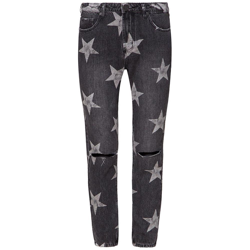 One Teaspoon Gray Cotton Women's Jean One Teaspoon Dark Slate Gray