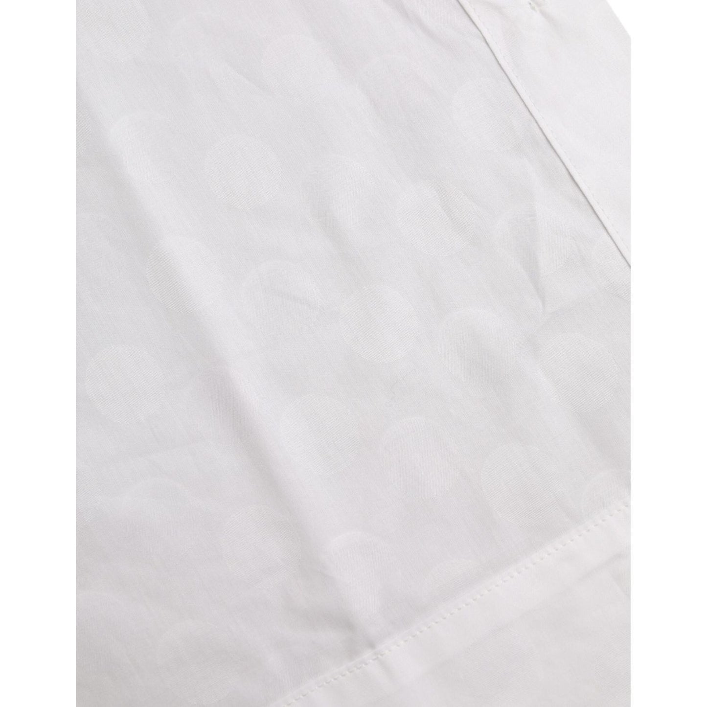 Dolce & Gabbana White Collared Short Sleeve Polo Shirt Top Dolce & Gabbana Light Gray