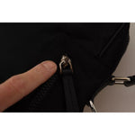 Dolce & Gabbana Black Nylon Leather DG Logo Patch Messenger Cross Body Bag Dolce & Gabbana Black