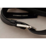 Dolce & Gabbana Black Nylon Leather DG Logo Patch Messenger Cross Body Bag Dolce & Gabbana Dark Slate Gray