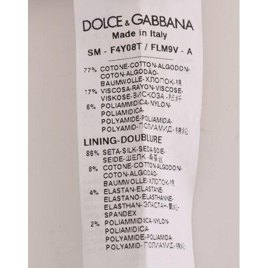 Dolce & Gabbana Elegant Floral Lace A-Line Mini Skirt Dolce & Gabbana Gray