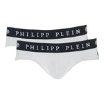 Philipp Plein White Cotton Men Boxer Short PH-6416-XL