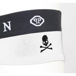 Philipp Plein White Cotton Men Boxer Short PH-6416-XL