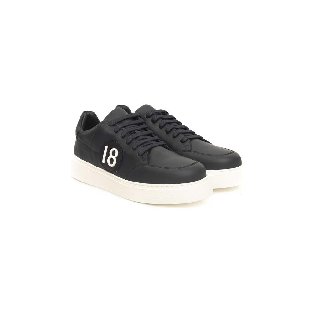 Cerruti 1881 Blue Cowhide Men's Sneaker Cerruti 1881 Beige