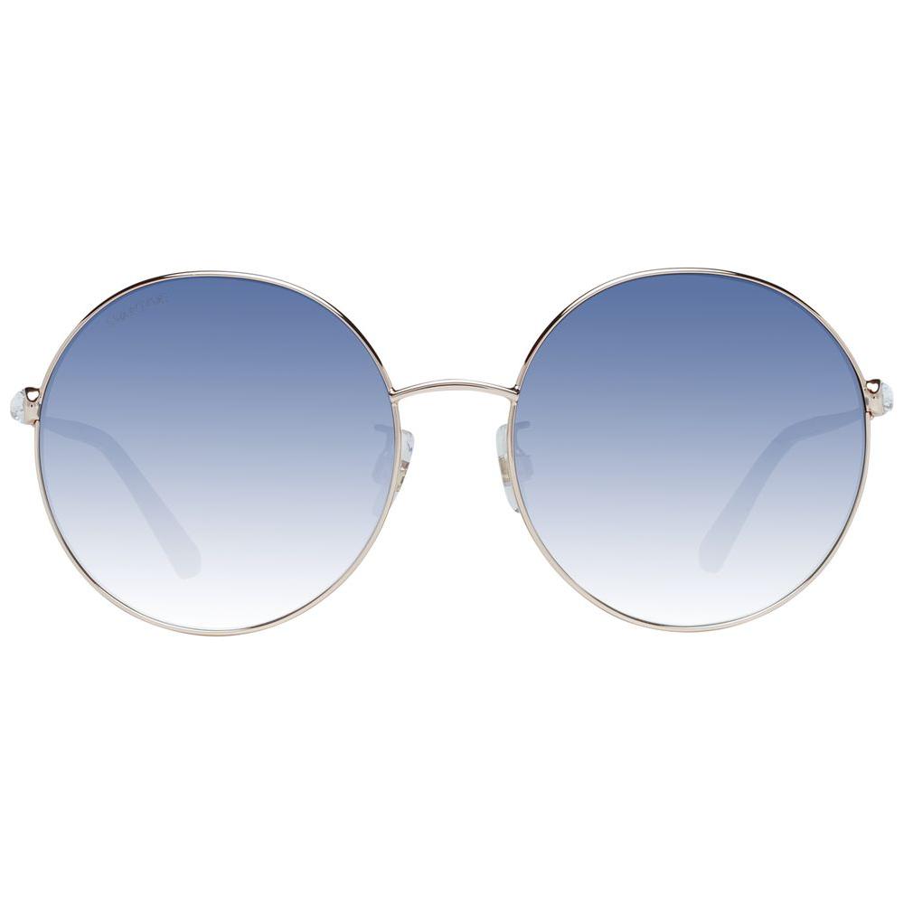 Swarovski Rose Gold Women Sunglasses Swarovski Dark Gray