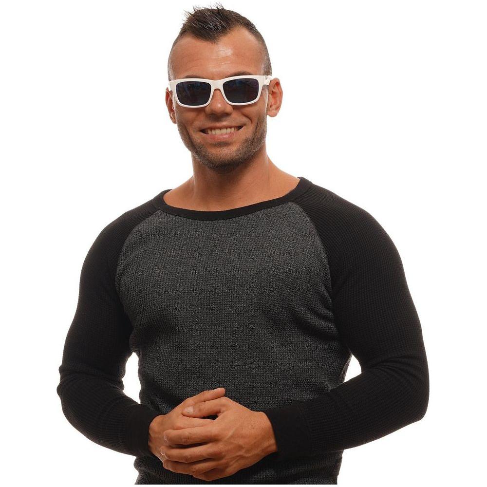 Bolle White Unisex Sunglasses Bolle Dark Slate Gray