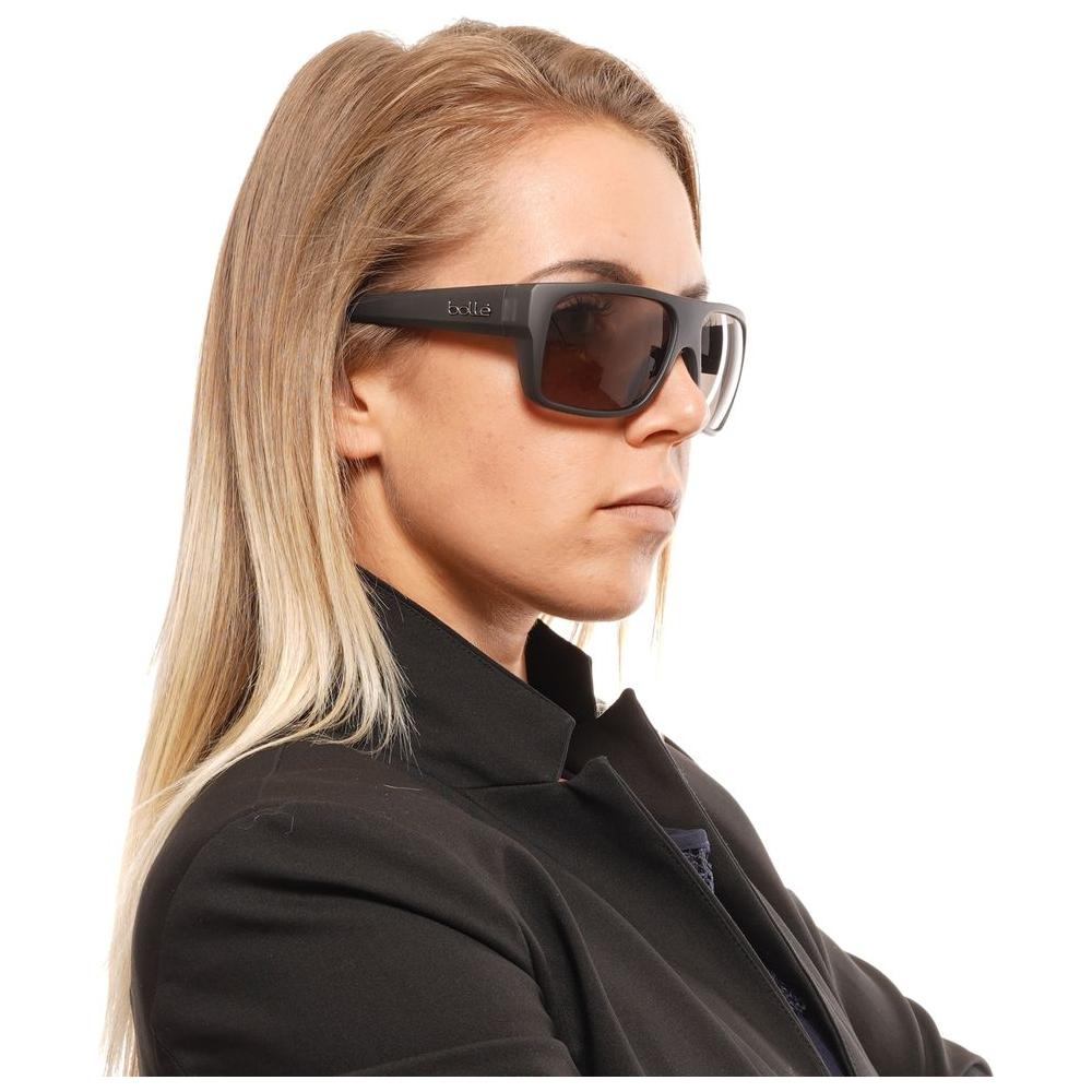 Bolle Black Unisex Sunglasses Bolle Dark Slate Gray