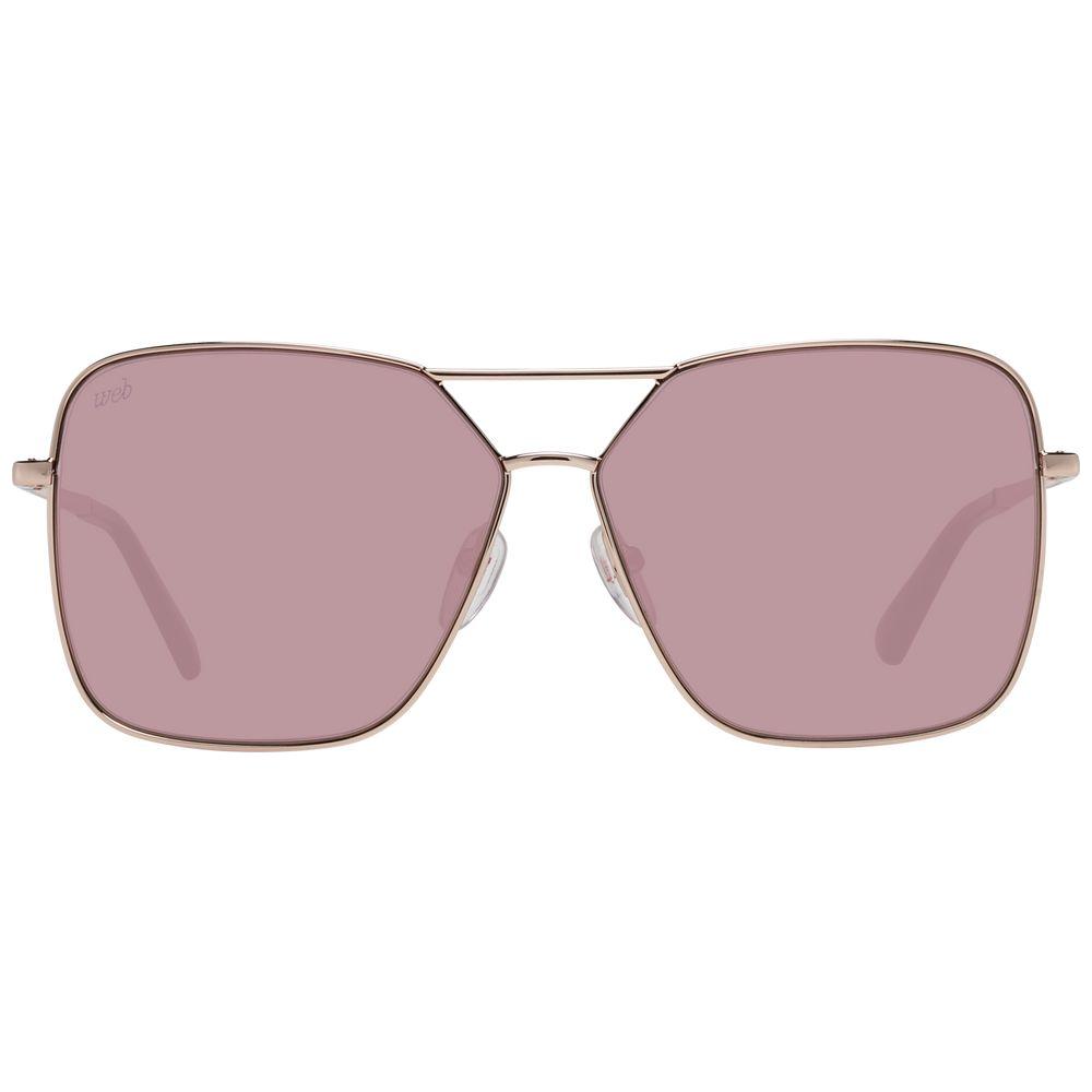 Web Rose Gold Women Sunglasses Web Rosy Brown