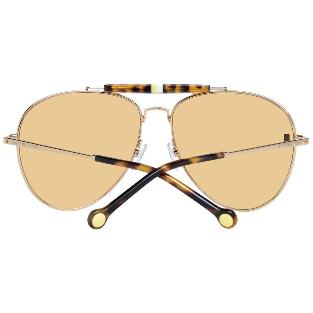 Tommy Hilfiger Gold Women Sunglasses Tommy Hilfiger Tan