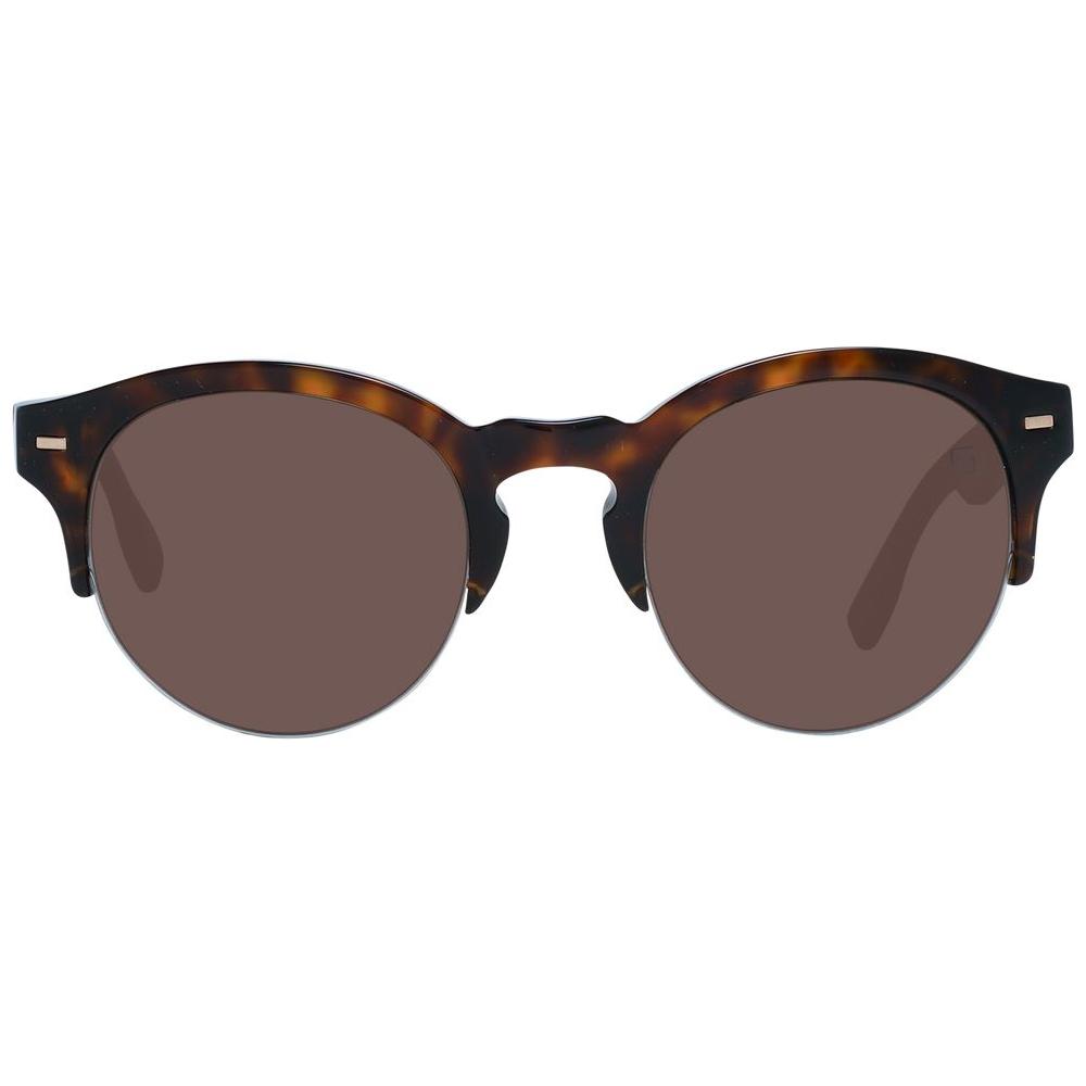 Ermenegildo Zegna Brown Men Sunglasses Ermenegildo Zegna Dim Gray