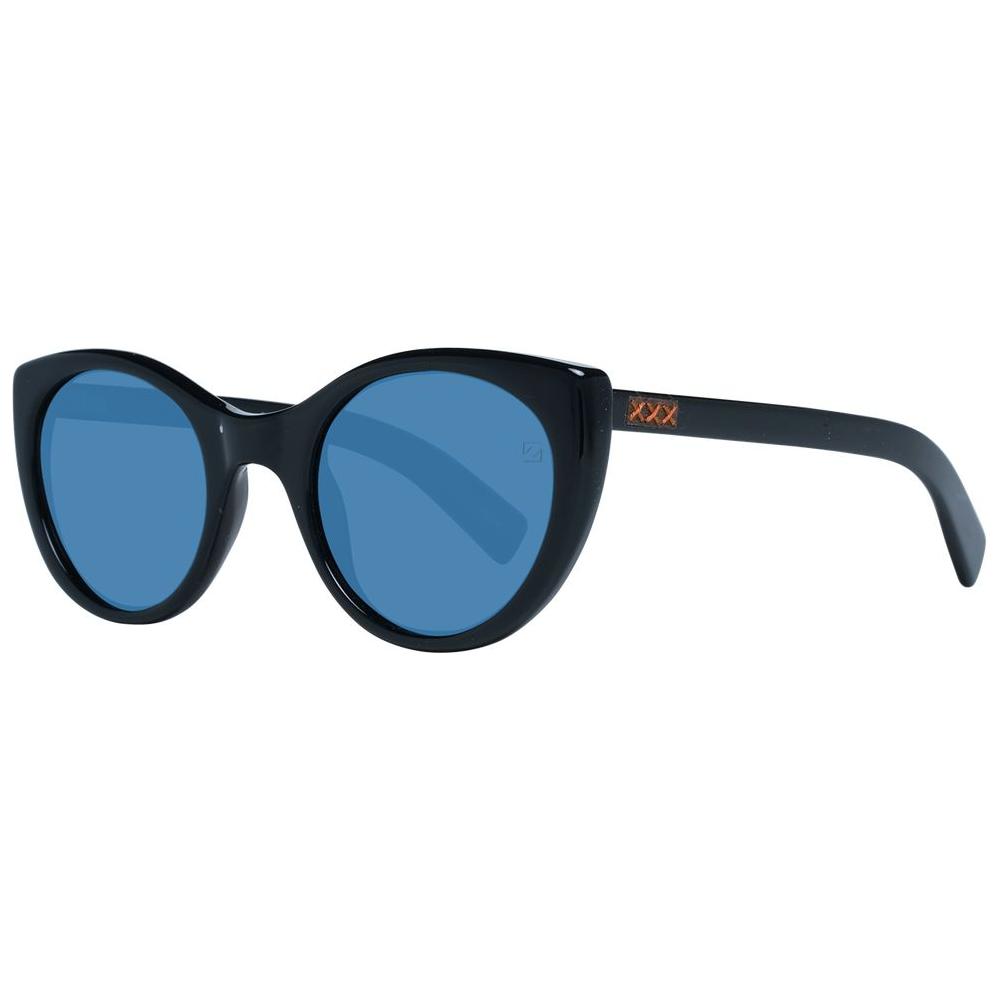 Ermenegildo Zegna Black Unisex Sunglasses Ermenegildo Zegna Steel Blue