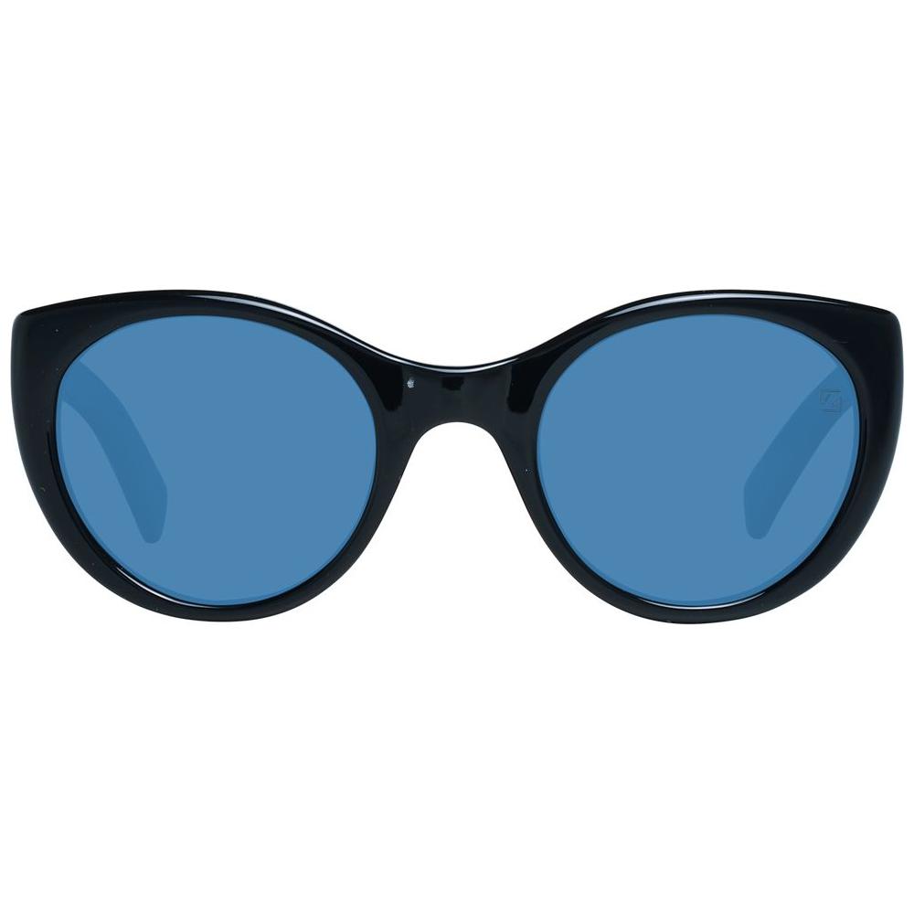 Ermenegildo Zegna Black Unisex Sunglasses Ermenegildo Zegna Steel Blue