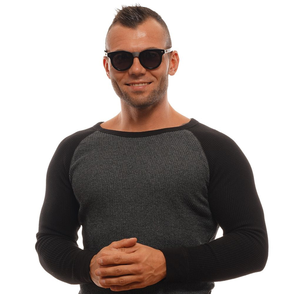 Ermenegildo Zegna Black Men Sunglasses Ermenegildo Zegna Dark Slate Gray