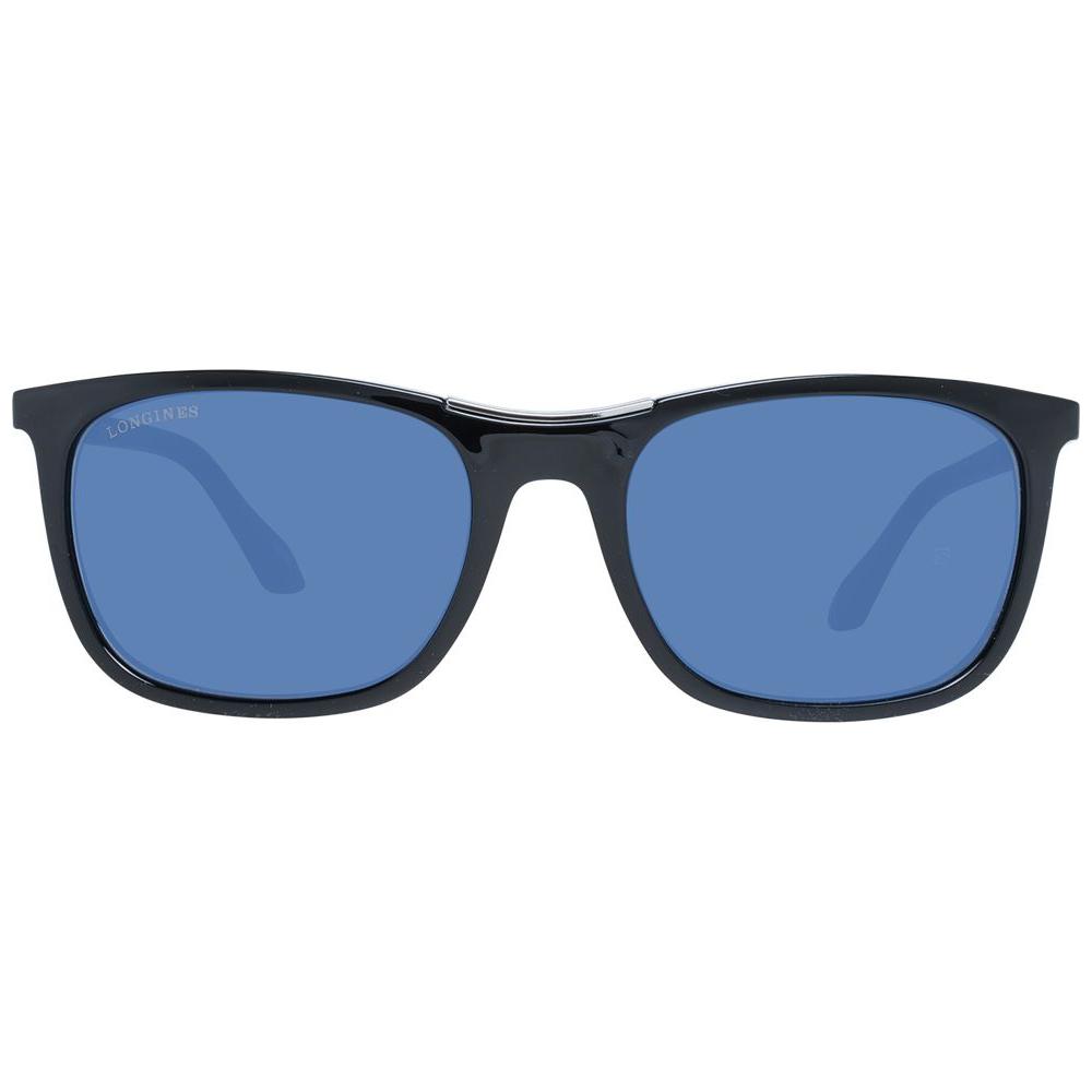 Longines Black Men Sunglasses Longines Steel Blue
