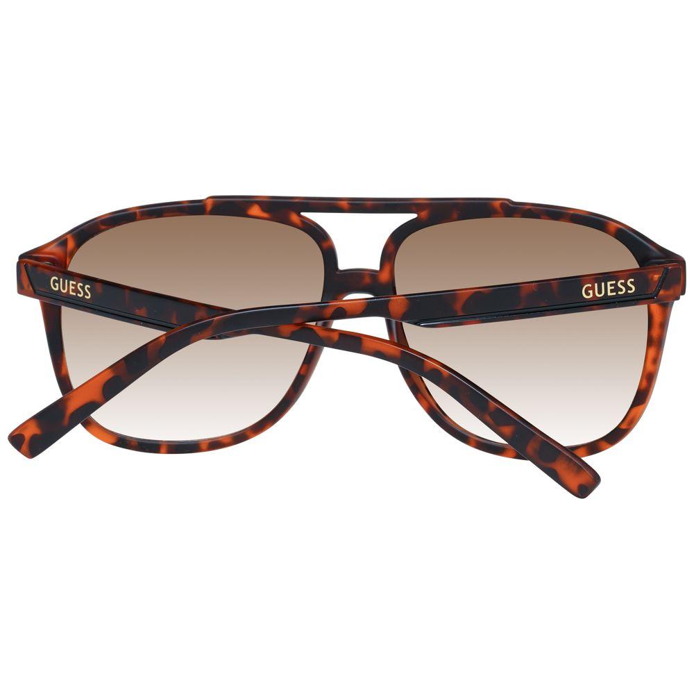 Guess Brown Men Sunglasses Guess Dark Gray