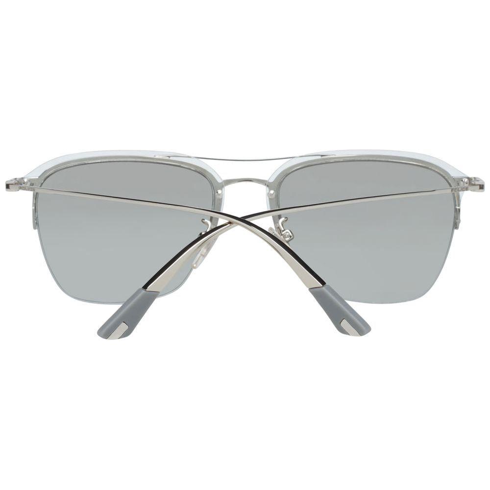 Police Silver Men Sunglasses Police Dark Gray