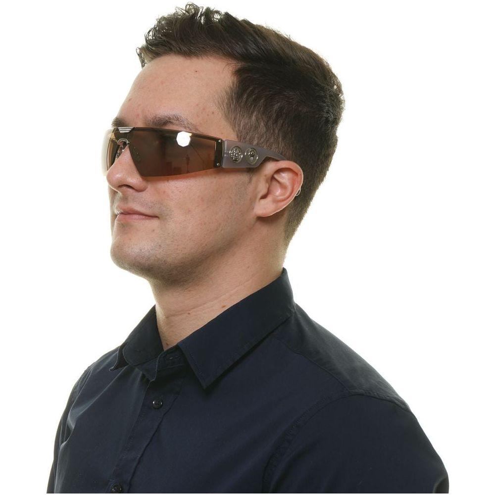 Roberto Cavalli Brown Men Sunglasses Roberto Cavalli Dark Slate Gray