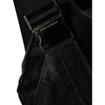 Dolce & Gabbana Black Nylon Logo Plaque Belt Waist Fanny Pack Bag Dolce & Gabbana Black