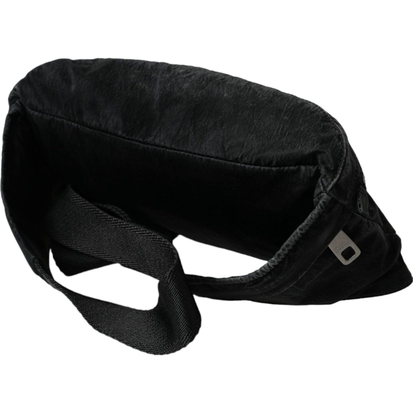 Dolce & Gabbana Black Nylon Logo Plaque Belt Waist Fanny Pack Bag Dolce & Gabbana Black