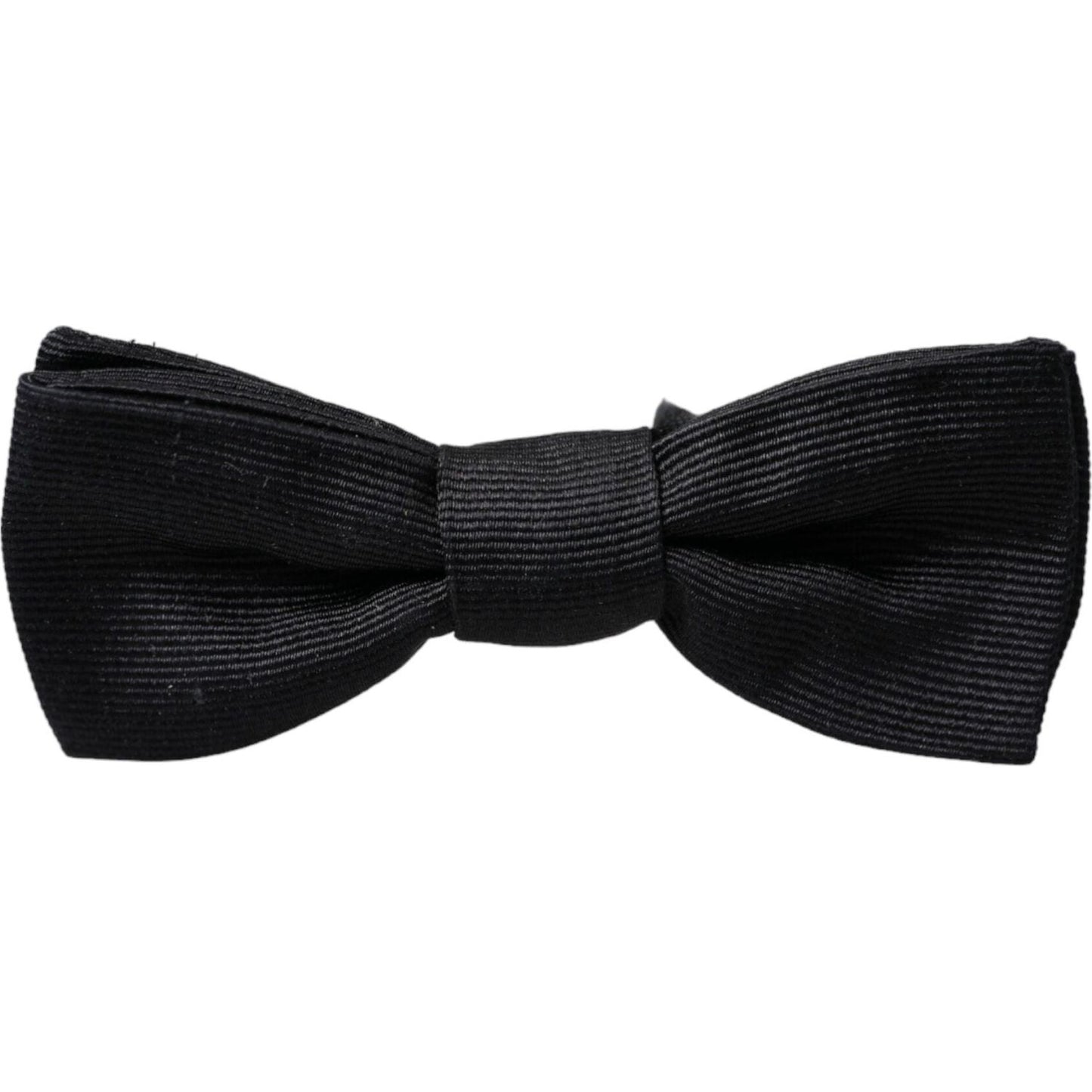 Dolce & Gabbana Black Silk Adjustable Neck Men Bow Tie Dolce & Gabbana Black
