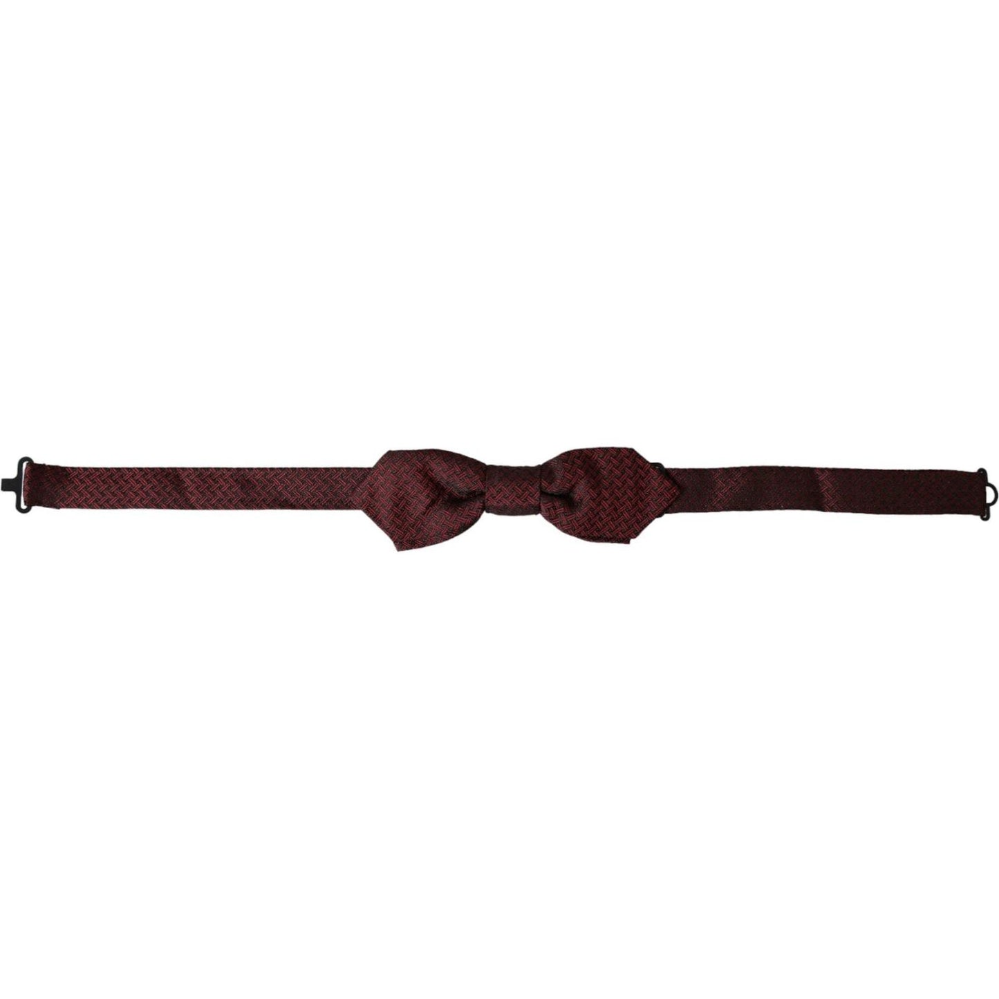 Dolce & Gabbana Red Silk Fantasy Adjustable Neck Men Bow Tie Dolce & Gabbana Dark Slate Gray