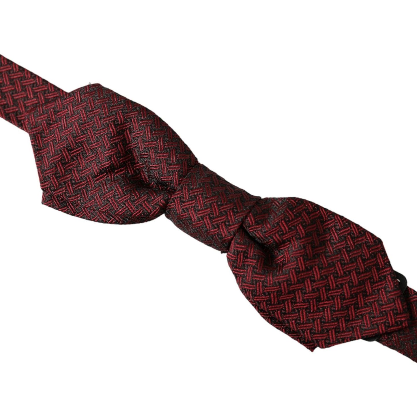 Dolce & Gabbana Red Silk Fantasy Adjustable Neck Men Bow Tie Dolce & Gabbana Black