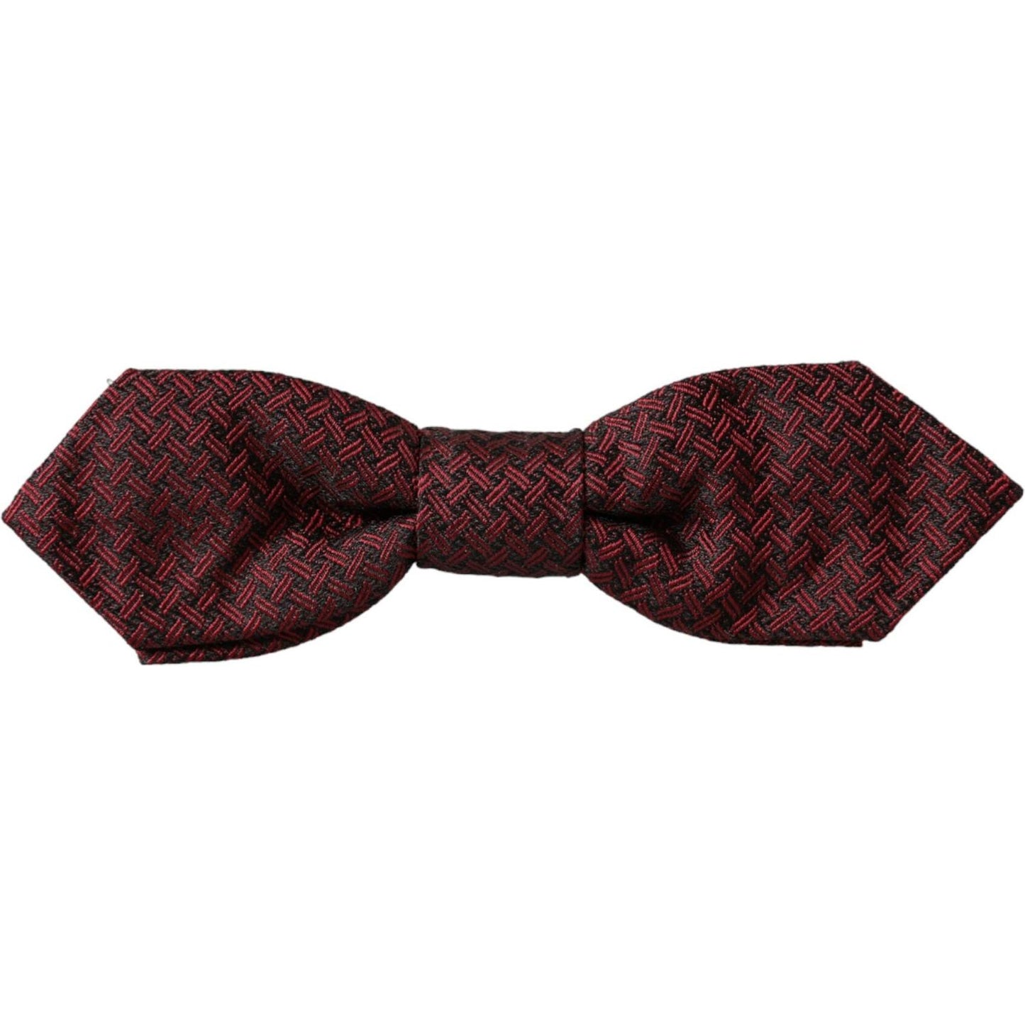 Dolce & Gabbana Red Silk Fantasy Adjustable Neck Men Bow Tie Dolce & Gabbana Black