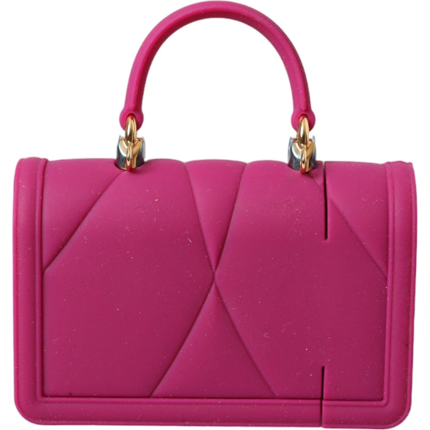 Dolce & Gabbana Pink Silicone Devotion Heart Cover Hand Bag Airpod Case Dolce & Gabbana Maroon