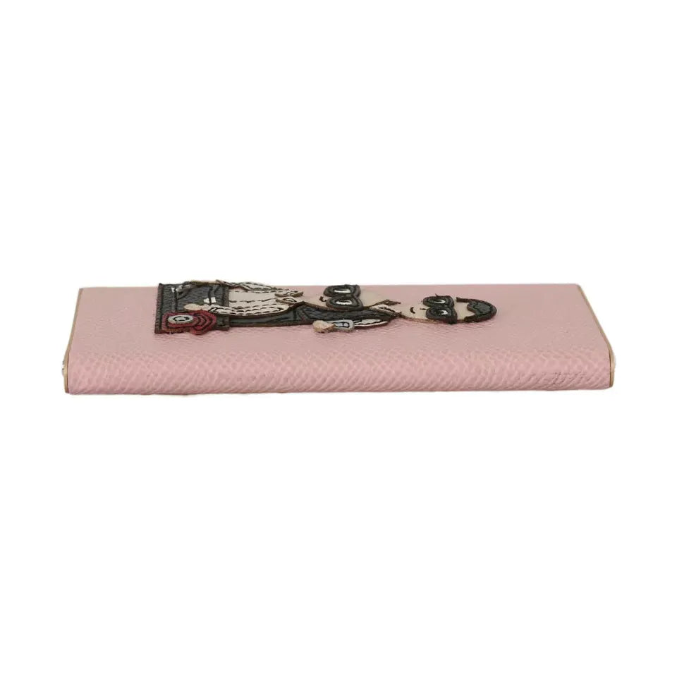Dolce & Gabbana Chic Pink Leather Power Bank Dolce & Gabbana Tan