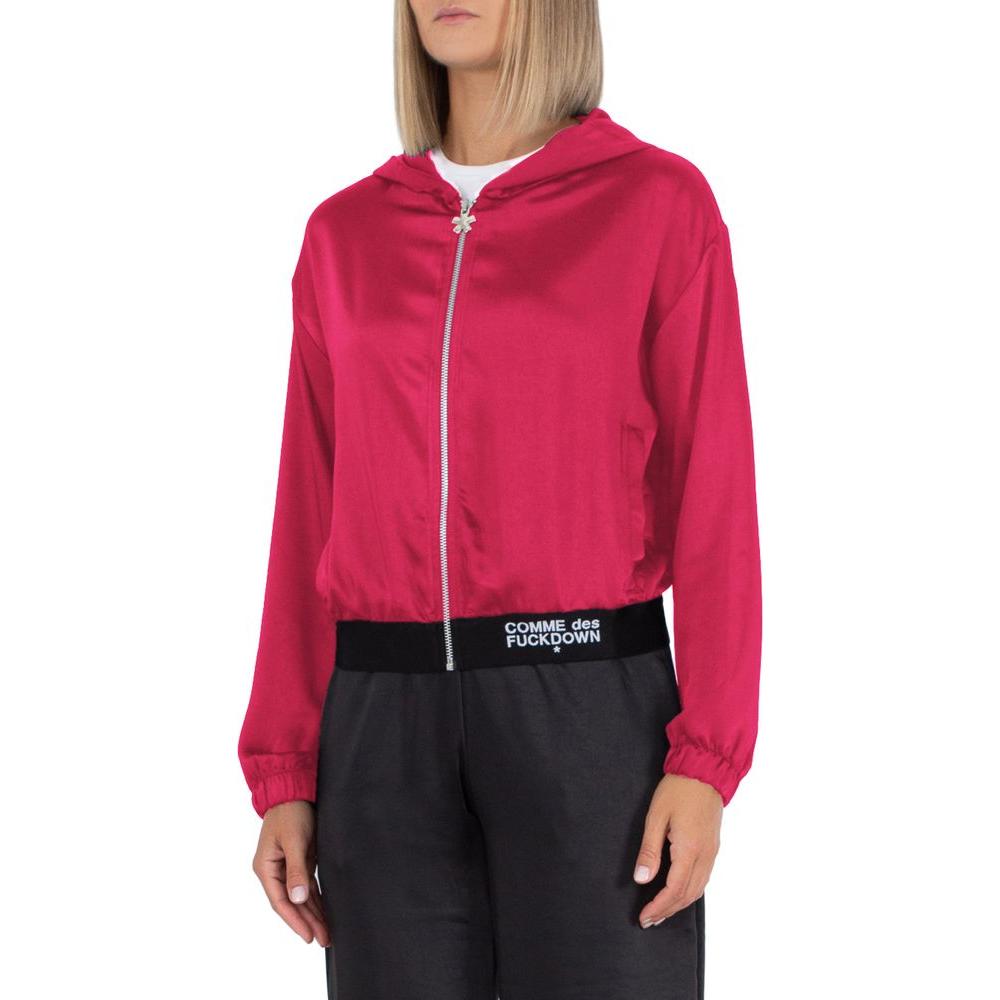 Comme Des Fuckdown Fuchsia Polyester Sweater Comme Des Fuckdown Black