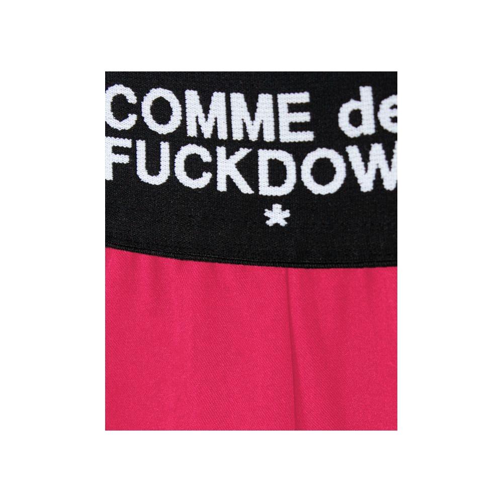 Comme Des Fuckdown Fuchsia Polyester Jeans & Pant Comme Des Fuckdown Maroon