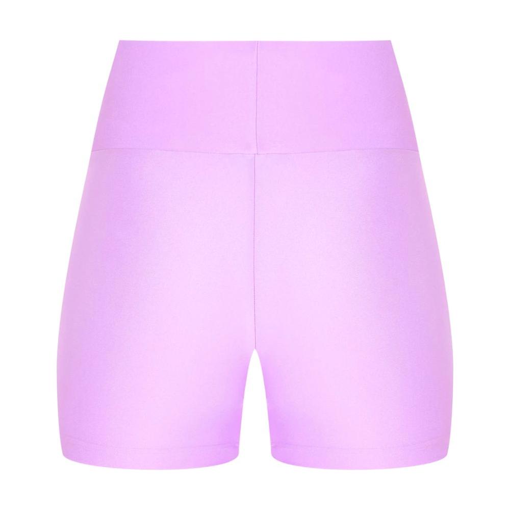 Comme Des Fuckdown Purple Polyester Short Comme Des Fuckdown Thistle