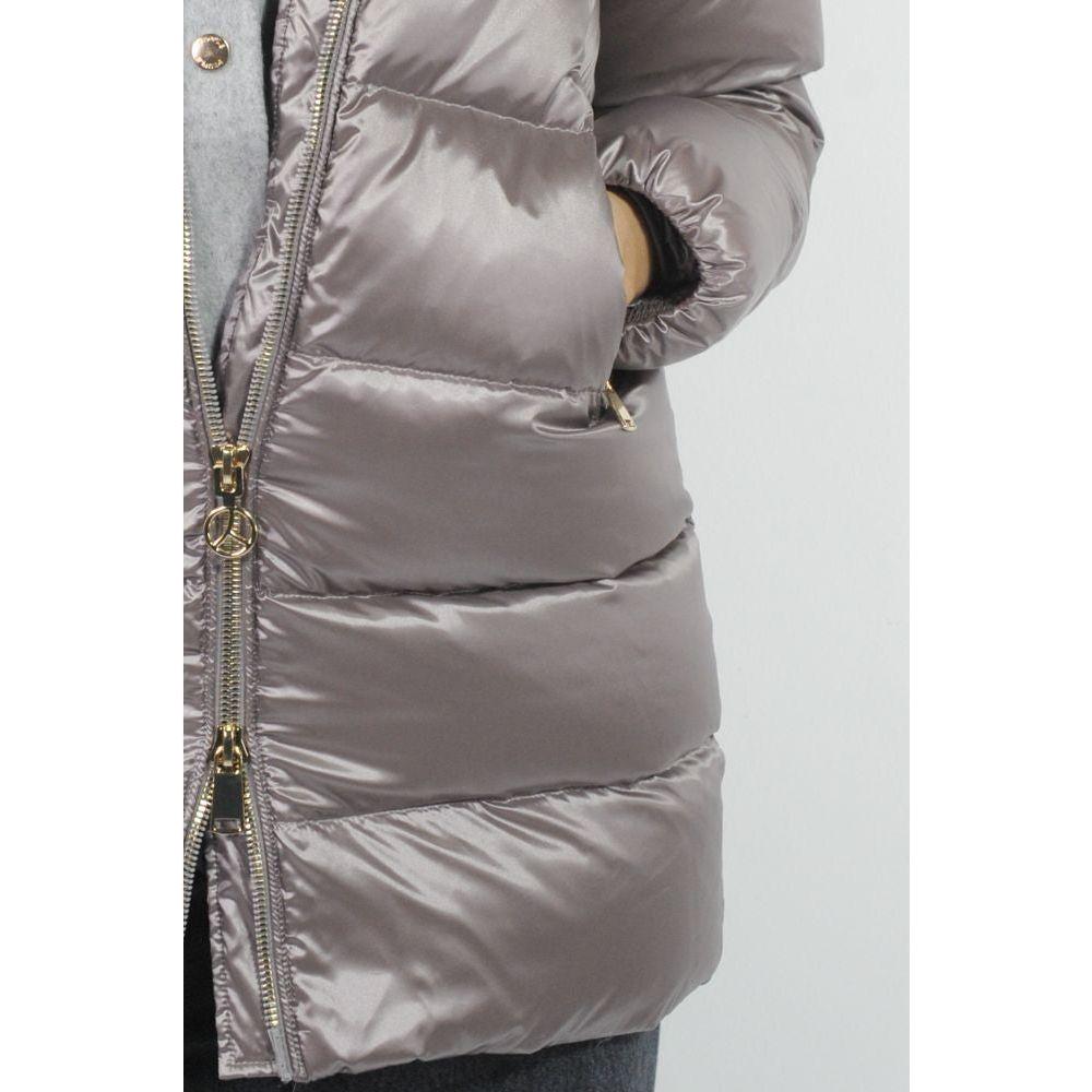 People Of Shibuya Gray Polyester Jackets & Coat People Of Shibuya Light Slate Gray