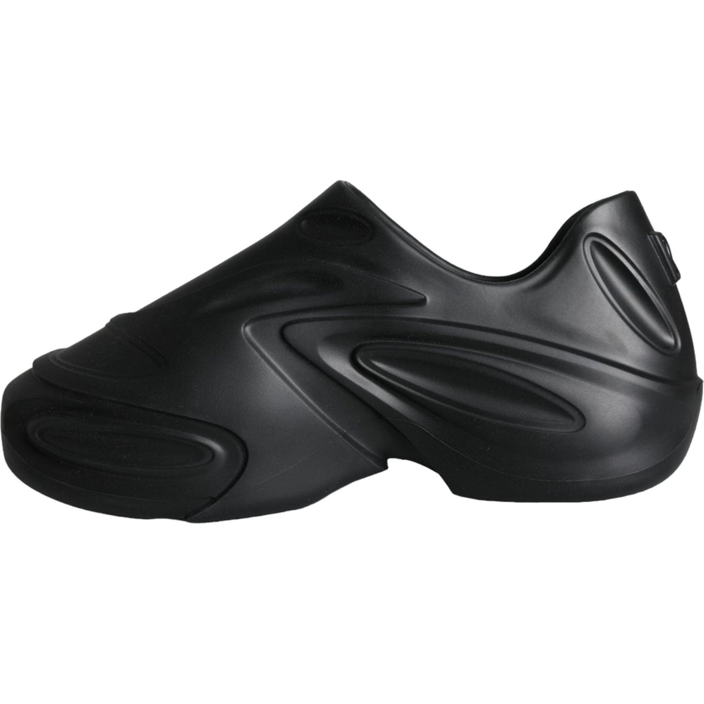 Dolce & Gabbana Black Foiled Rubber Toy Low Top Sneakers Shoes Dolce & Gabbana Dark Slate Gray