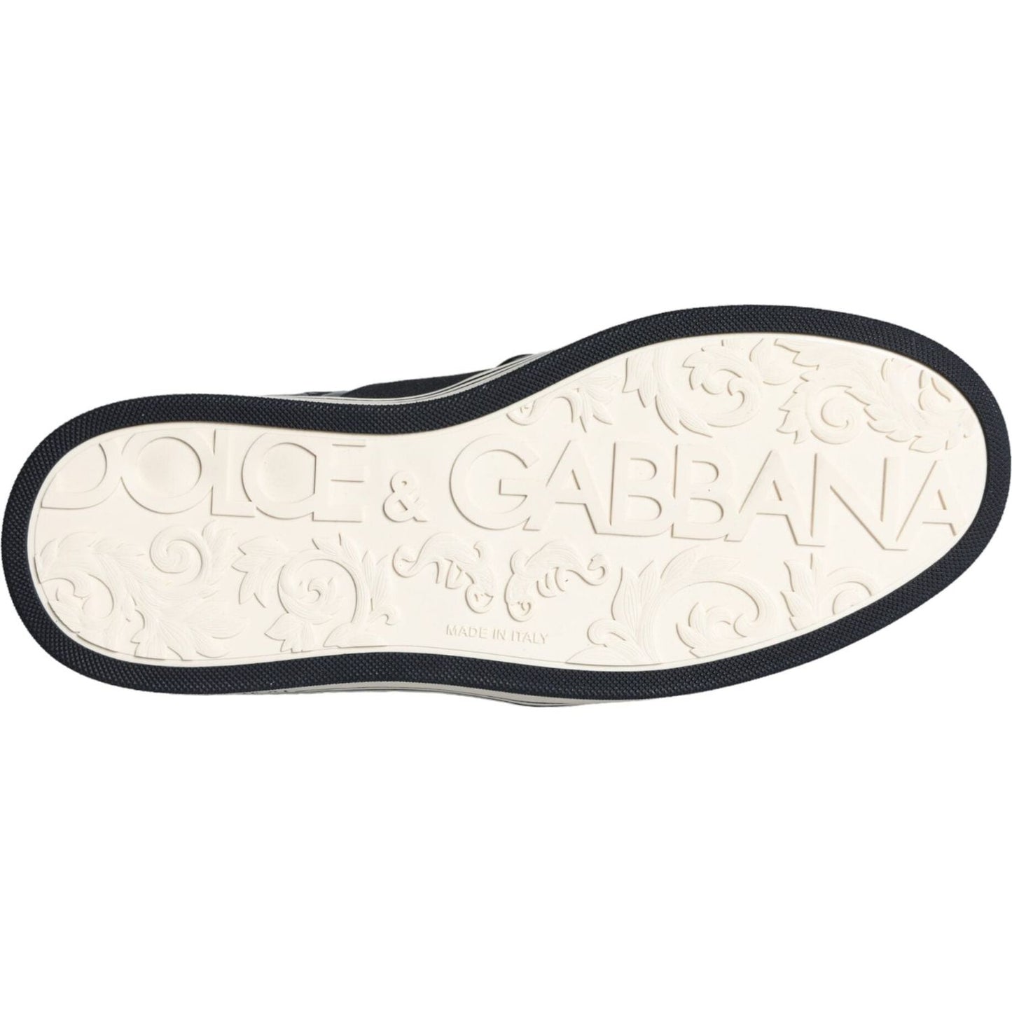Dolce & Gabbana Black Leather Loafers Slippers Casual Shoes Dolce & Gabbana Dark Slate Gray