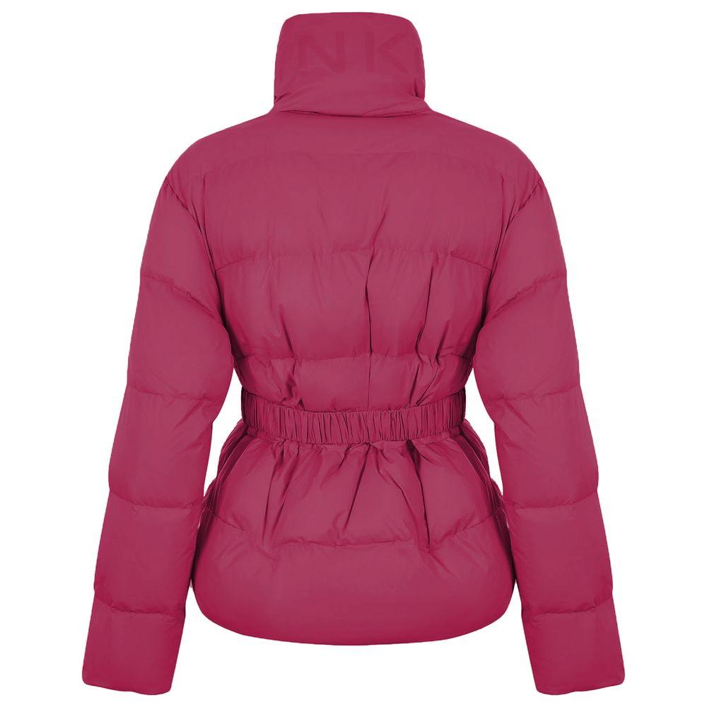 PINKO Fuchsia Nylon Jackets & Coat PINKO Maroon