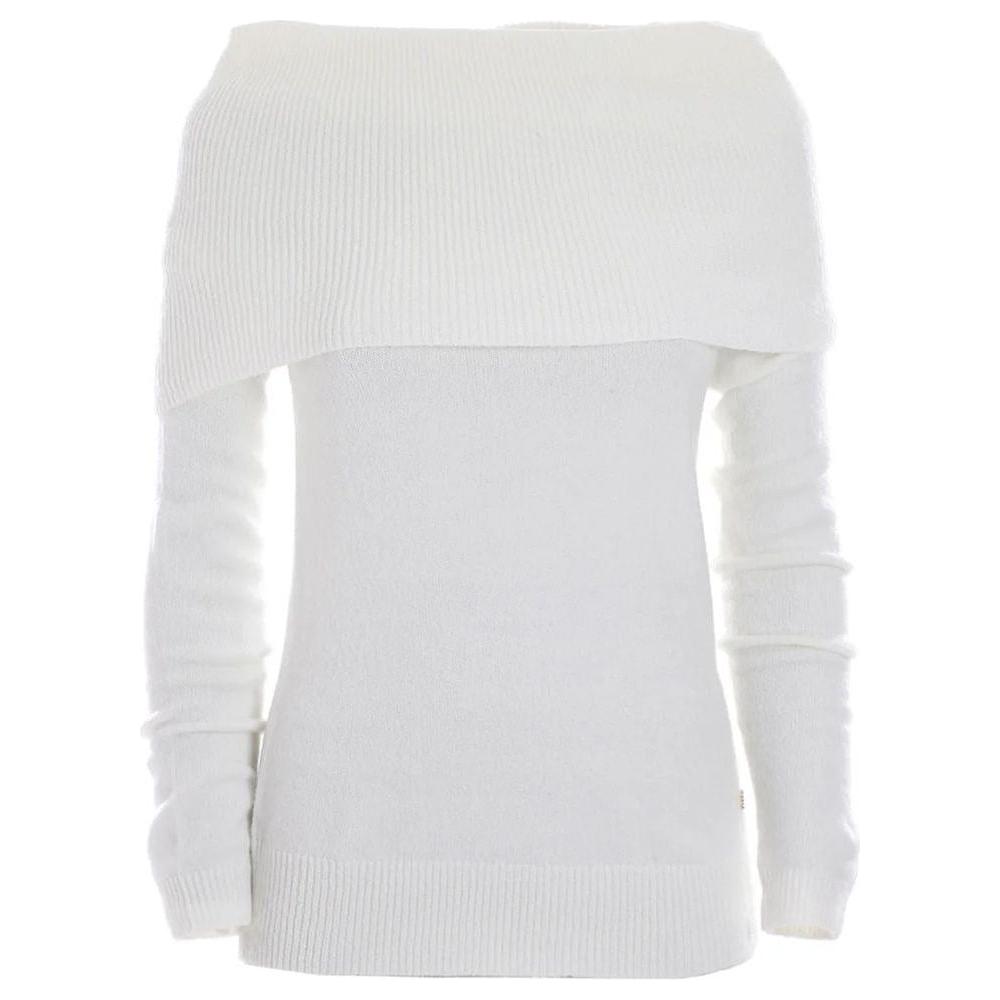 Yes Zee White Viscose Sweater Yes Zee Light Gray