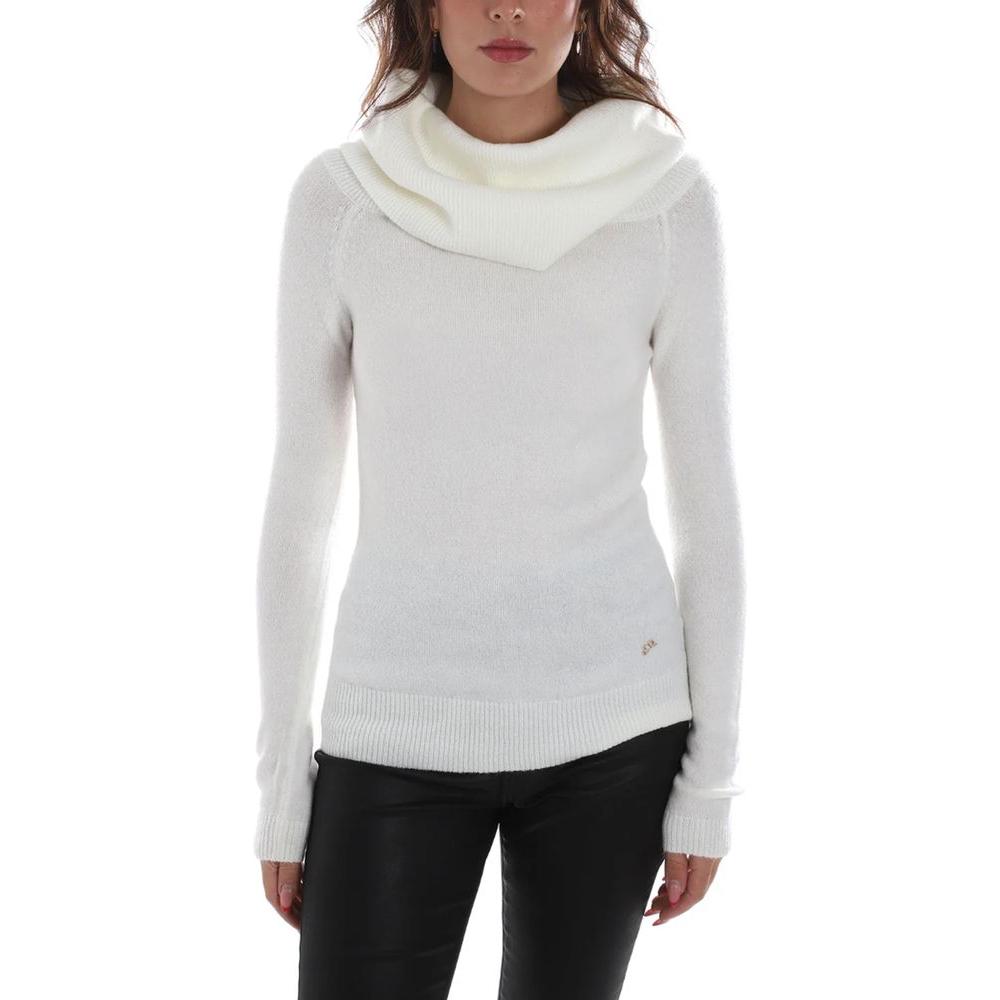 Yes Zee White Viscose Sweater Yes Zee Light Gray