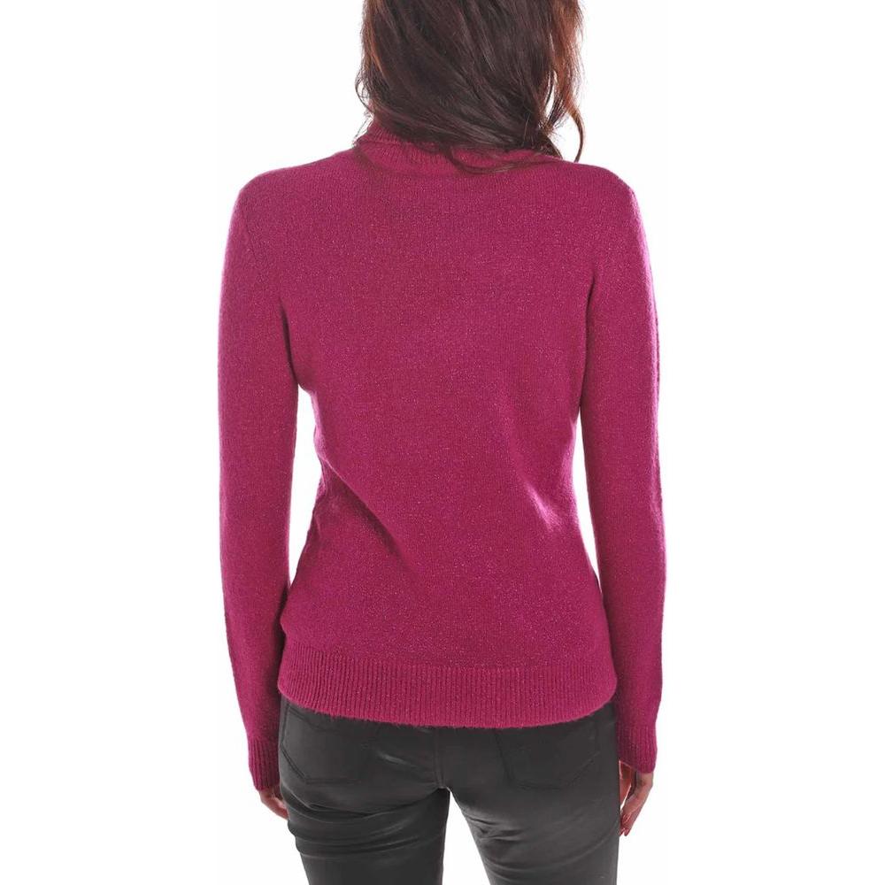 Yes Zee Fuchsia Viscose Sweater Yes Zee Maroon